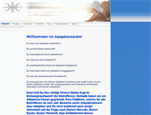Tablet Screenshot of adoptionskreis.de